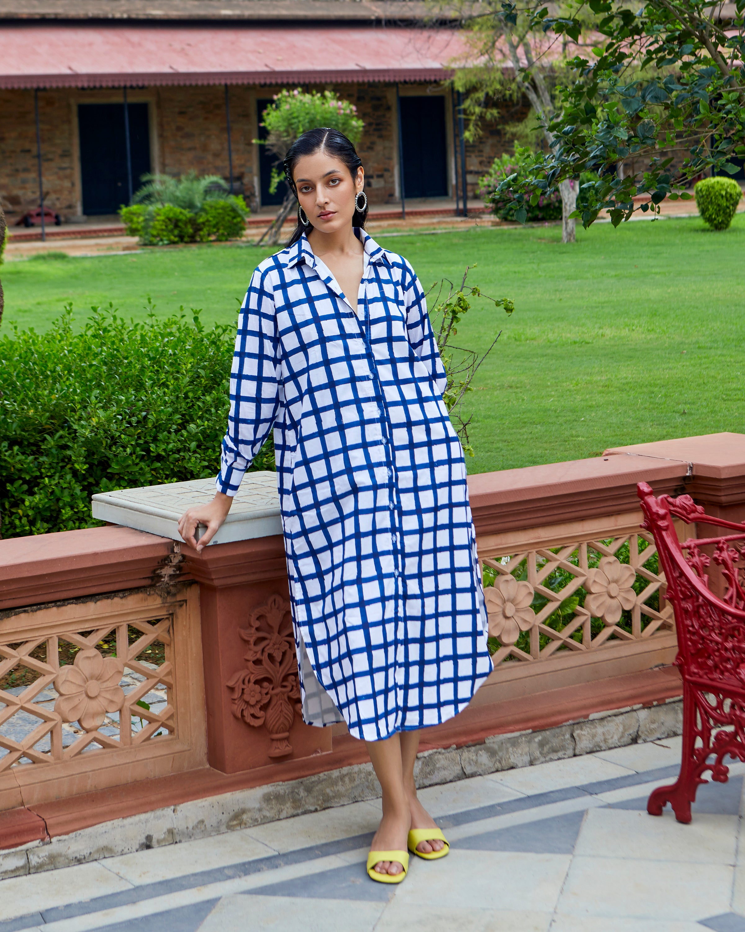 Classic Indigo Shirt Dress