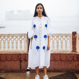 Sacred Lotus Shirt Dress