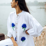 Sacred Lotus Shirt Dress