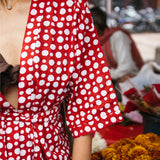 Red Polka Coverup