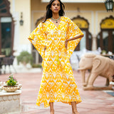 Dahlia Ikat Kaftan