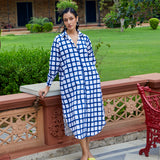 Classic Indigo Shirt Dress