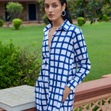 Classic Indigo Shirt Dress