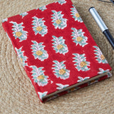 Mughal delight - Hand-block printed pocket diary | handmade paper