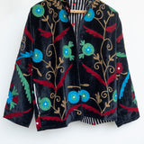 Velvet Embroidered Jacket – Midnight Garden