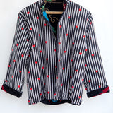 Velvet Embroidered Jacket – Midnight Garden