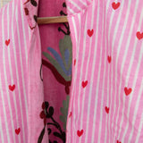 Velvet Embroidered Jacket – Pink Paradise