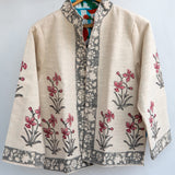 Orchid Block Print Jacket