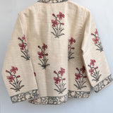 Orchid Block Print Jacket