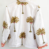 Marigold Bloom Block print Jacket