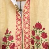 Marigold Bloom Block print Jacket