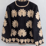 Ivory Hearts Embroidered Jacket