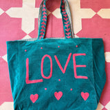 Blue Velvet Tote Bag