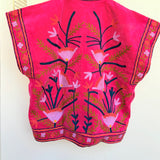 Velvet Embroidered Jacket – Pink