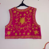 Pink Velvet Gilet