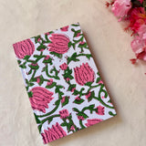 Hand-block printed pocket dairy