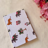 Hand-block printed pocket dairy