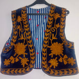 Blue Velvet Gilet
