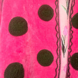 Olive Polka Dot Velvet Jacket