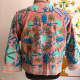 Gulzar Floral Embroidered Velvet Jacket