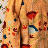 Floral Peach Embroidered Suzani