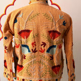 Floral Peach Embroidered Suzani