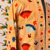 Floral Peach Embroidered Suzani