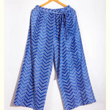 Blue Chevron Palazzo
