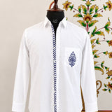 Indigo Folk Shirt