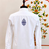 Indigo Folk Shirt