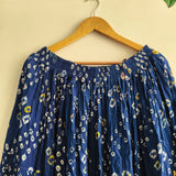 Blue Bandhej Skirt