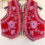 Red Velvet Gilet