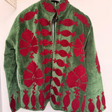 Velvet Embroidered Jacket – Noor