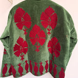 Velvet Embroidered Jacket – Noor