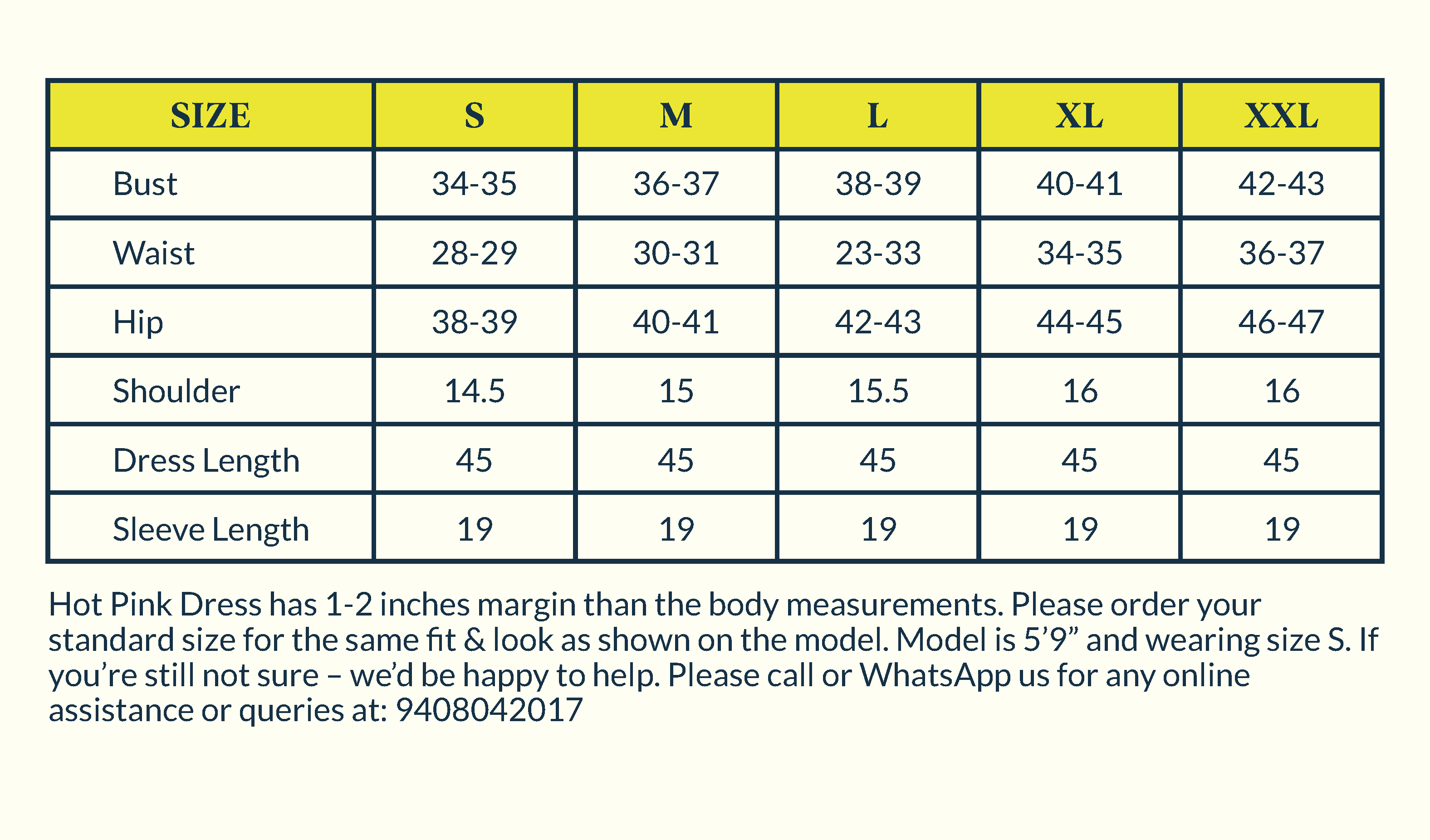 Size Chart Image