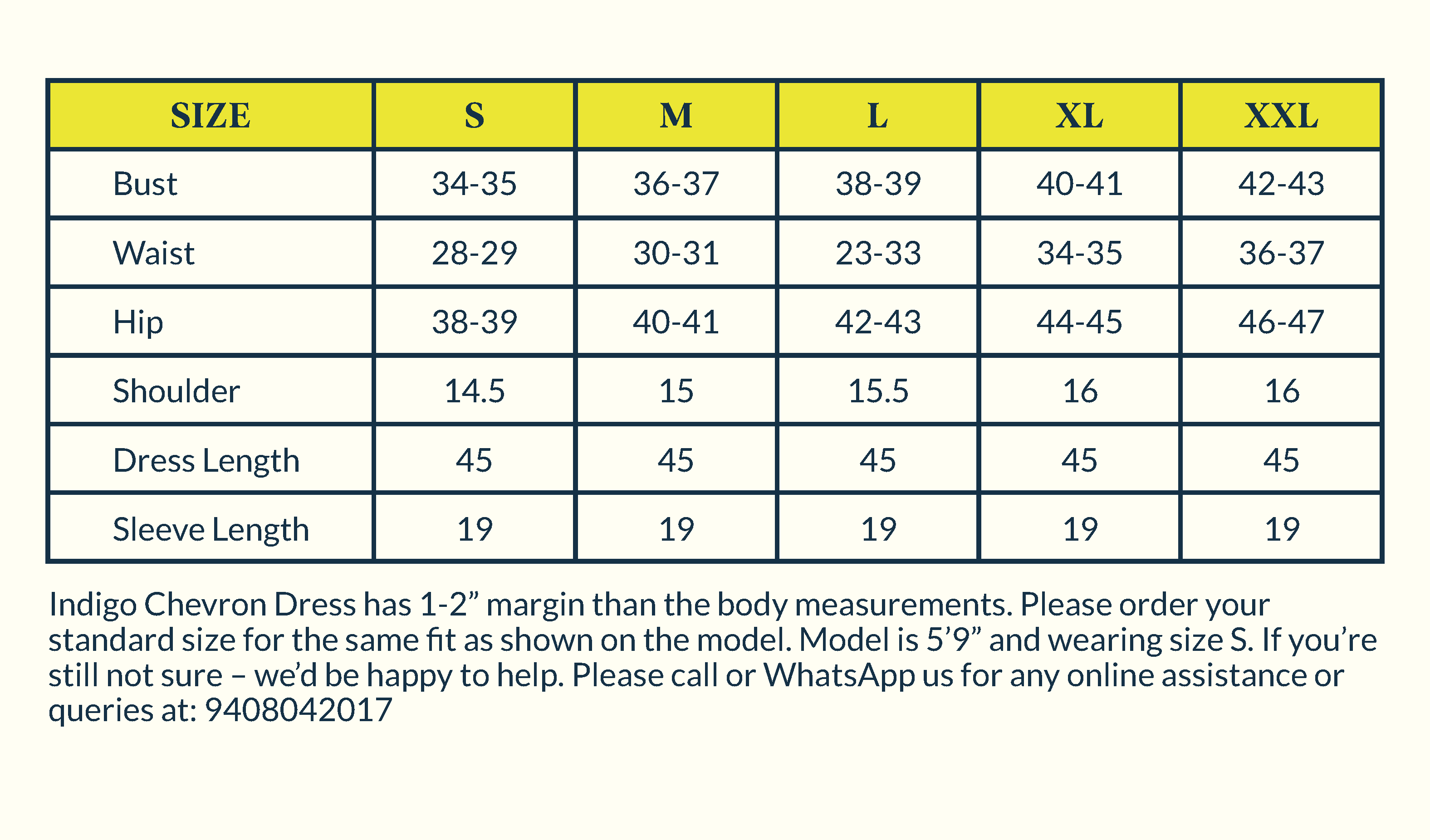 Size Chart Image