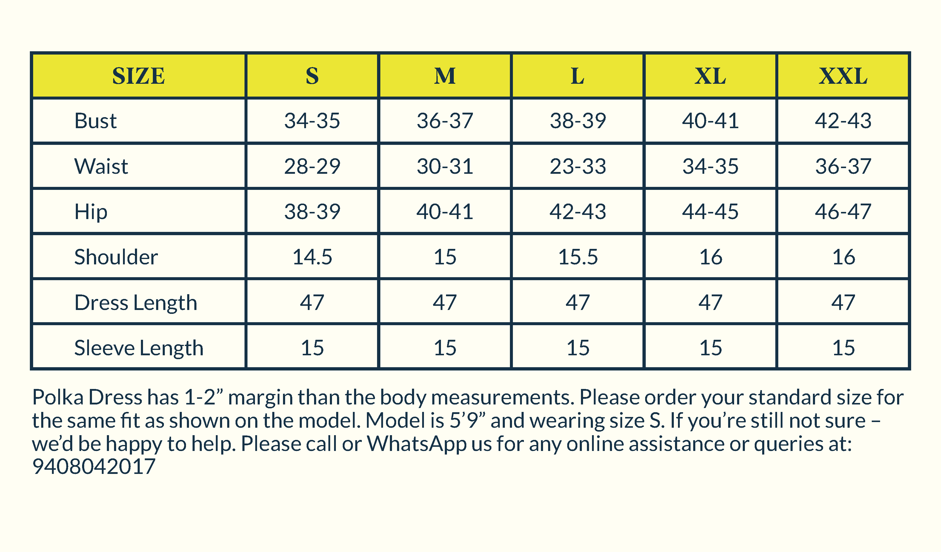 Size Chart Image